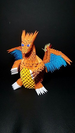 Dragon chinois - REF : 0028 - Prix : 15,00€ - Hauteur + ou - 15cm.